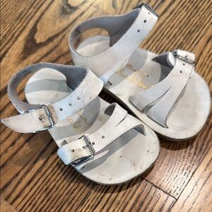 White Kids Sandals